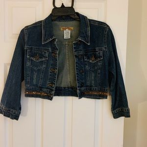 Crop Jean Jacket.